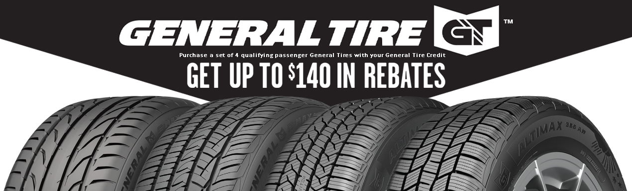 UP TO $140 in Rebates From Cooper Tires!